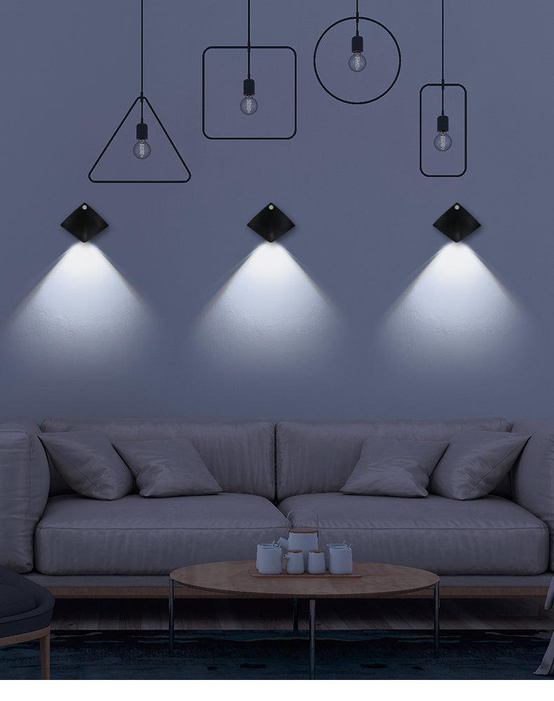 Wireless USB Rechargeable Decor Wall Lamp
